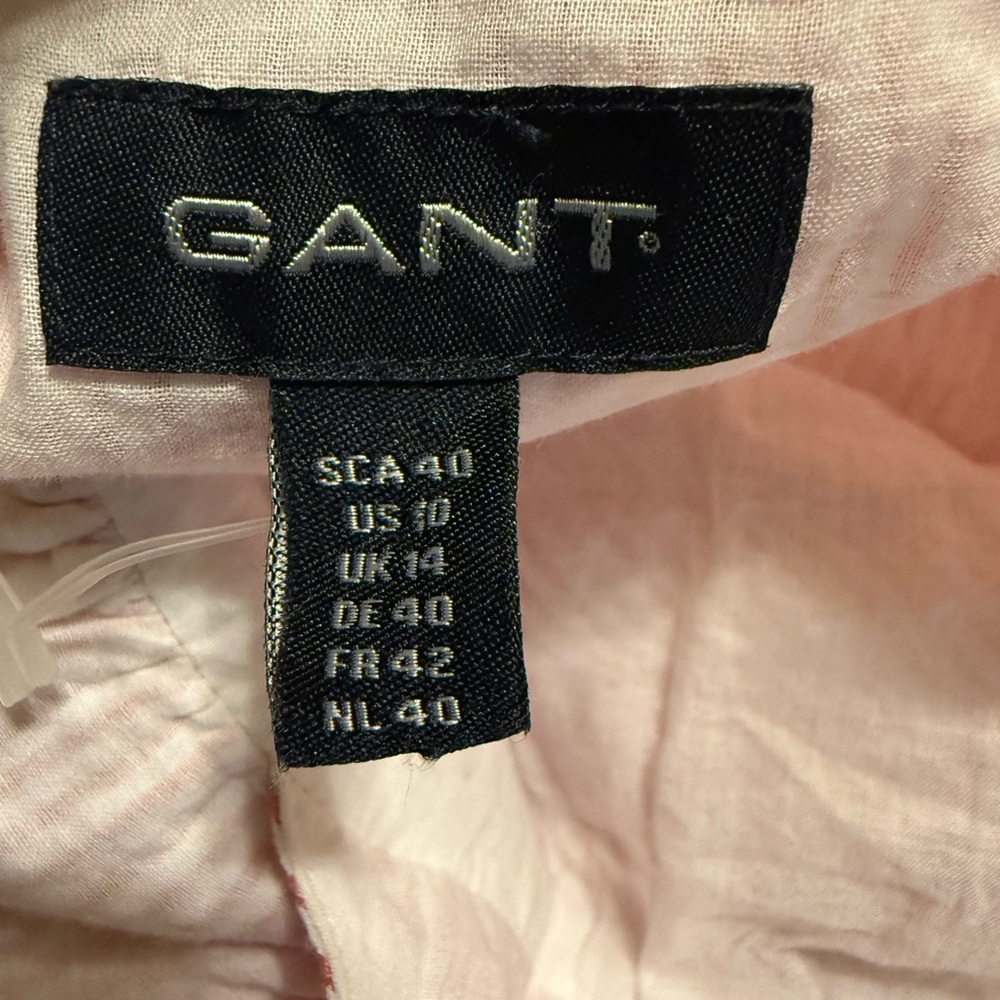 Gant 💎Size 10 Red/White Striped Dress, Lined & Tea Length, Retail $215 - Picture 4 of 6